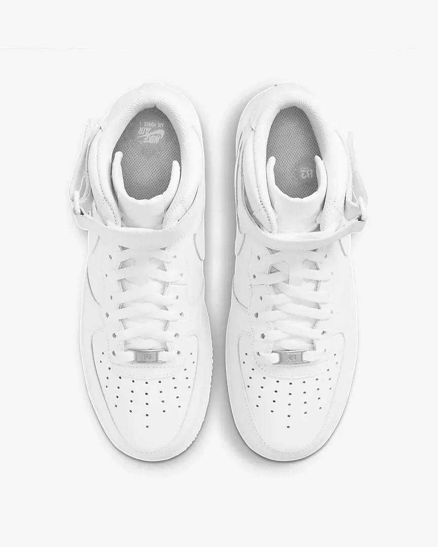 Nike Air Force 1 Mid White/White