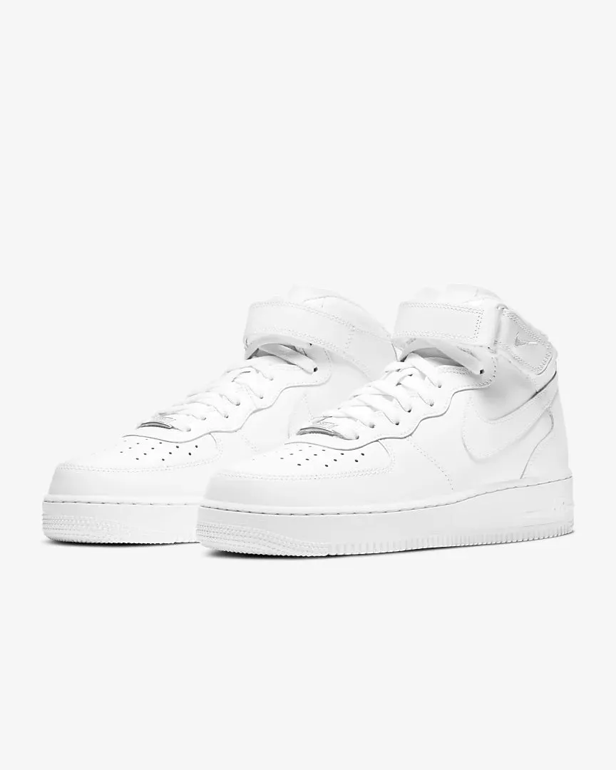 Nike Air Force 1 Mid White/White