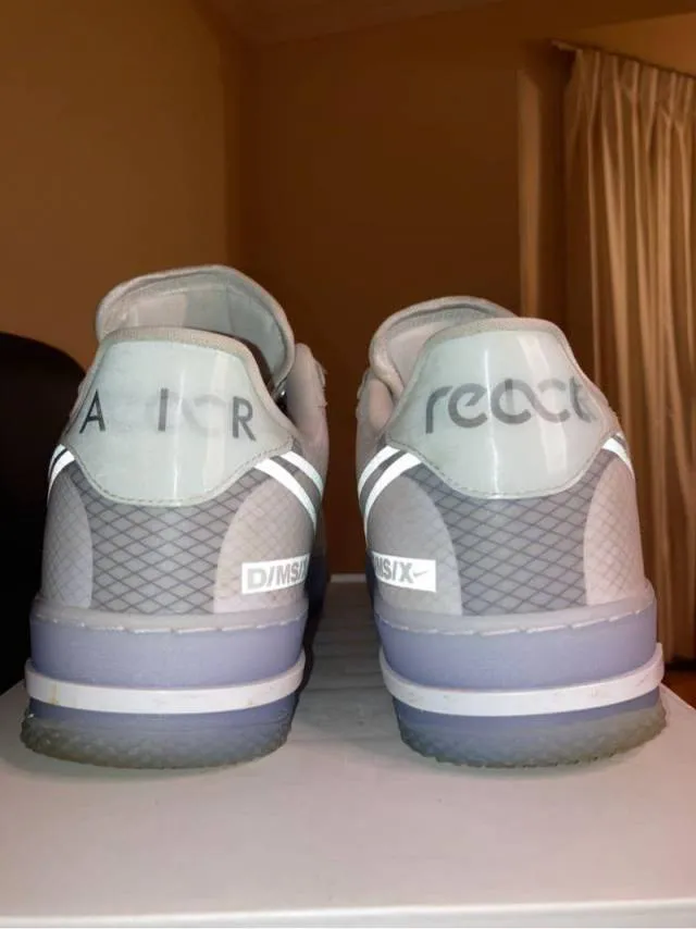 Nike air force 1 react white ice