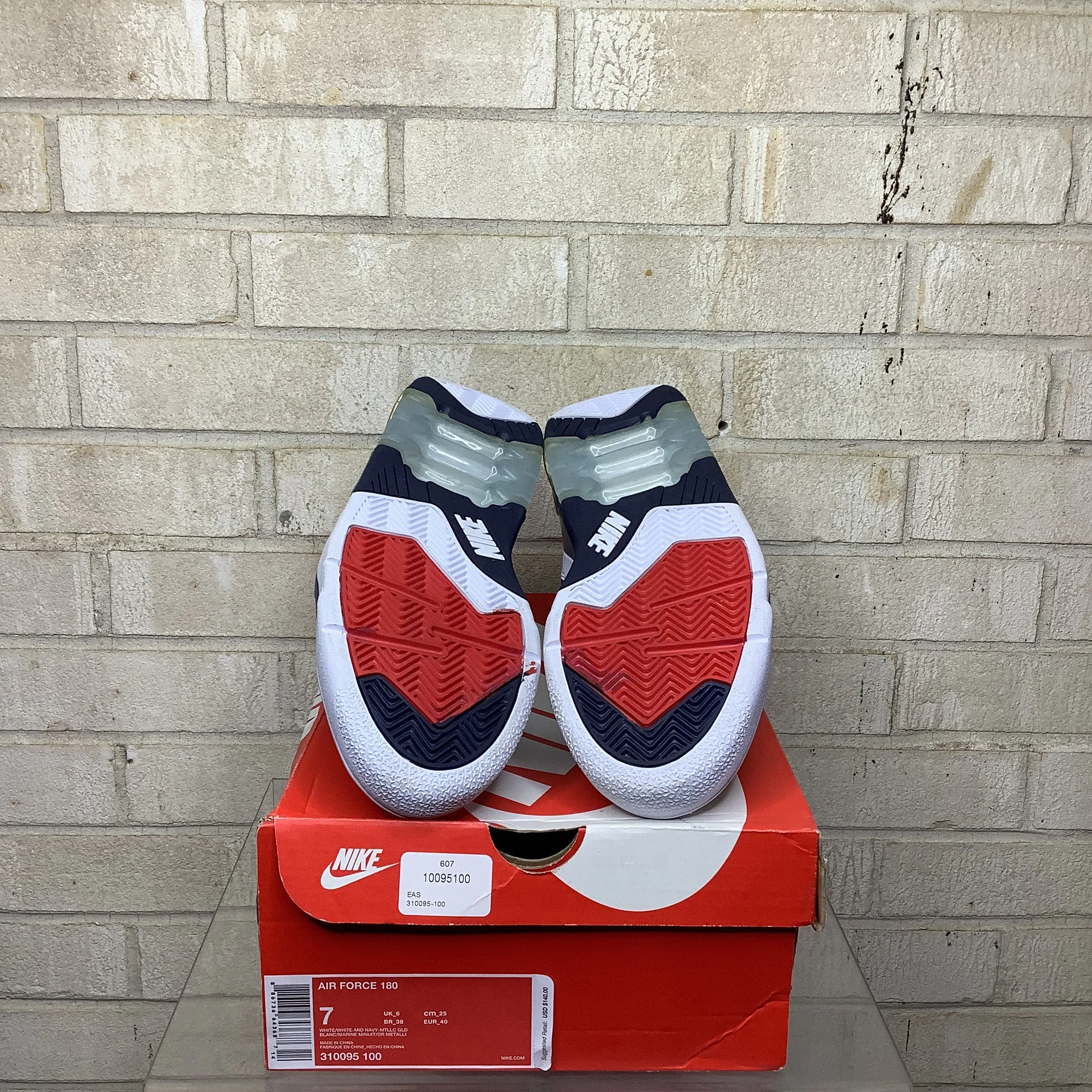 NIKE AIR FORCE 180 OLYMPIC SIZE 7 310095-100