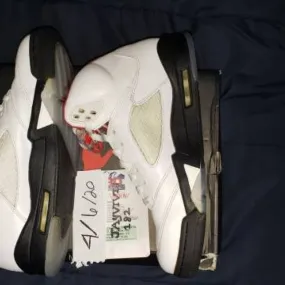 Nike air jordan 5s fire red 2000