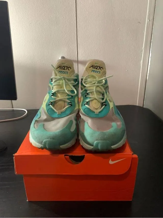 Nike air max 270 react hyper jade