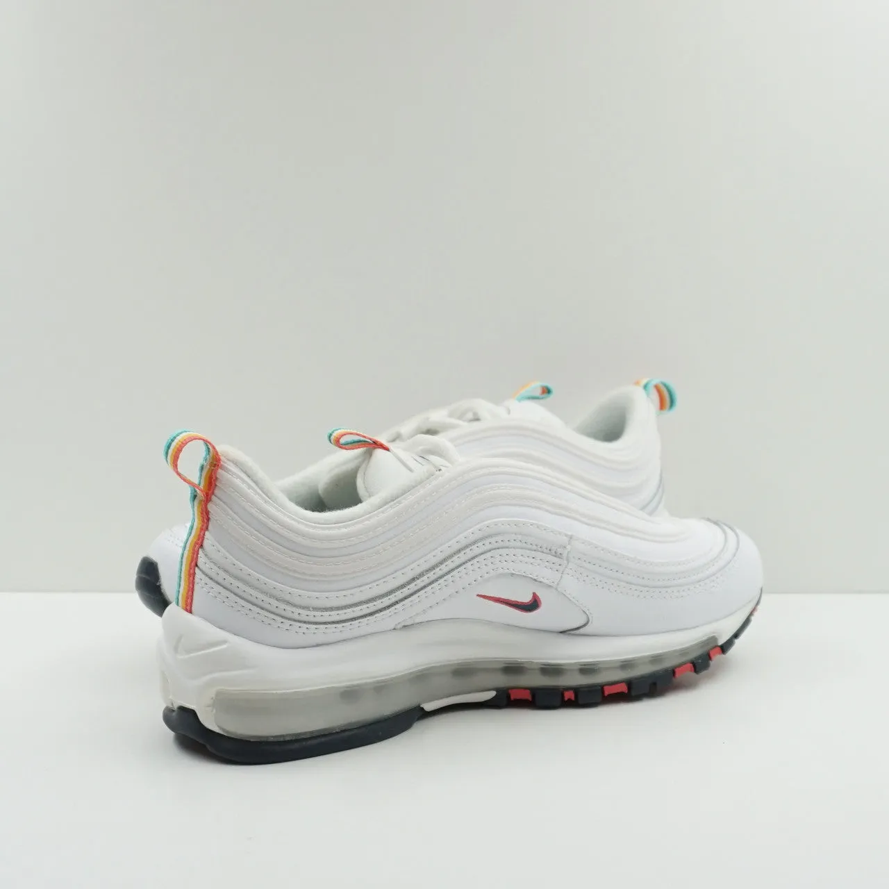 Nike Air Max 97 White Multi Color Pull Tabs (W)