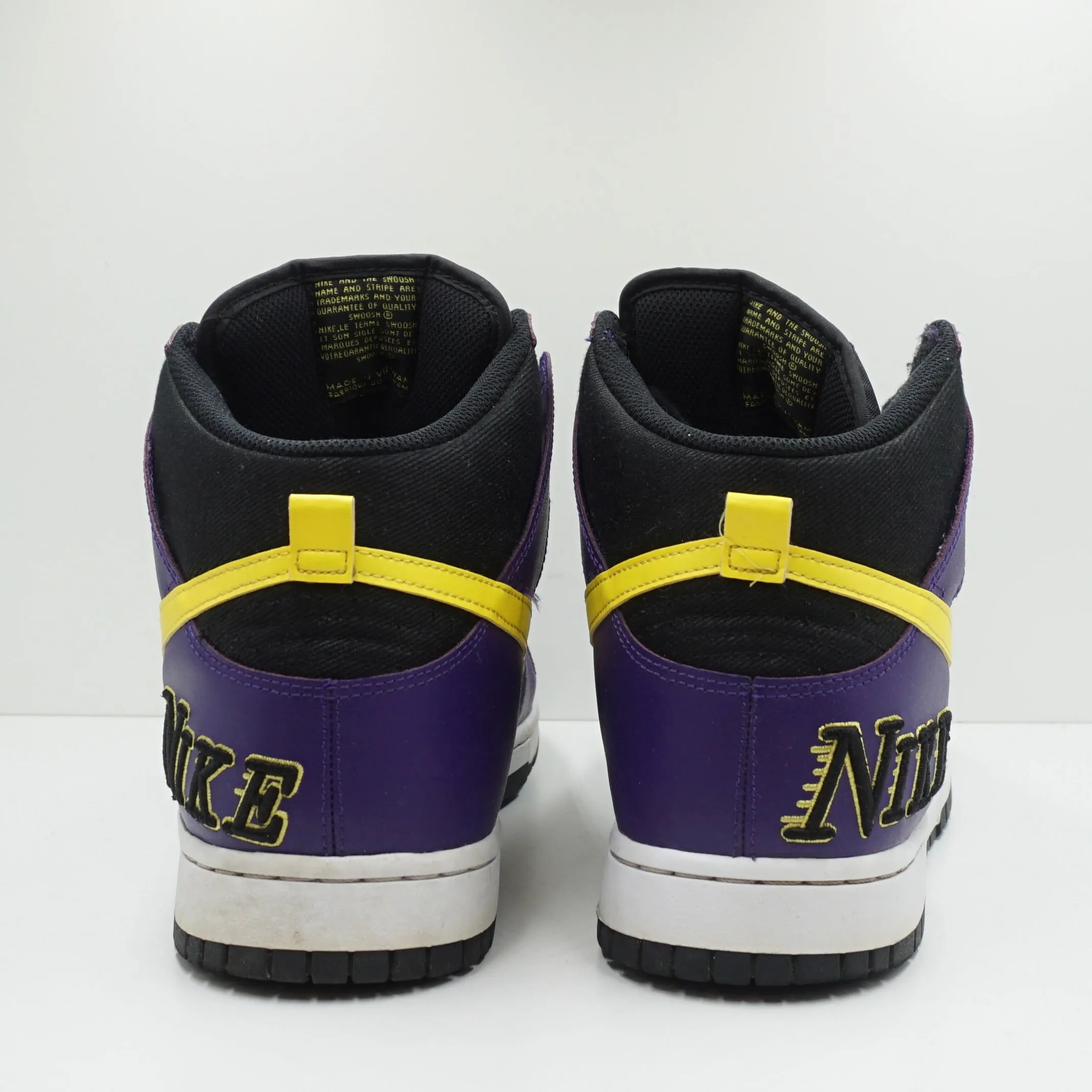 Nike Dunk High EMB Lakers