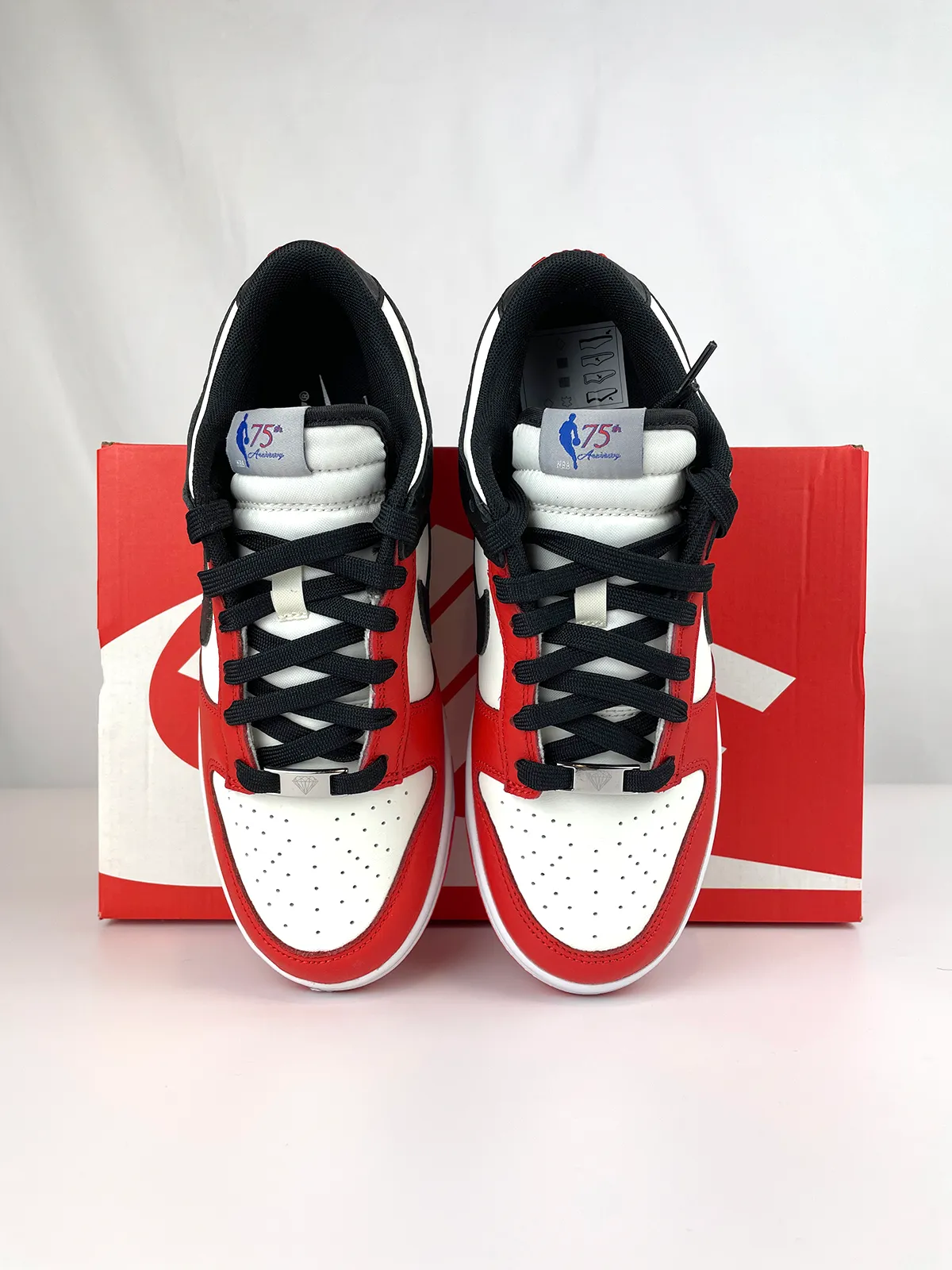 Nike Dunk Low EMB NBA 75th Anniversary Chicago