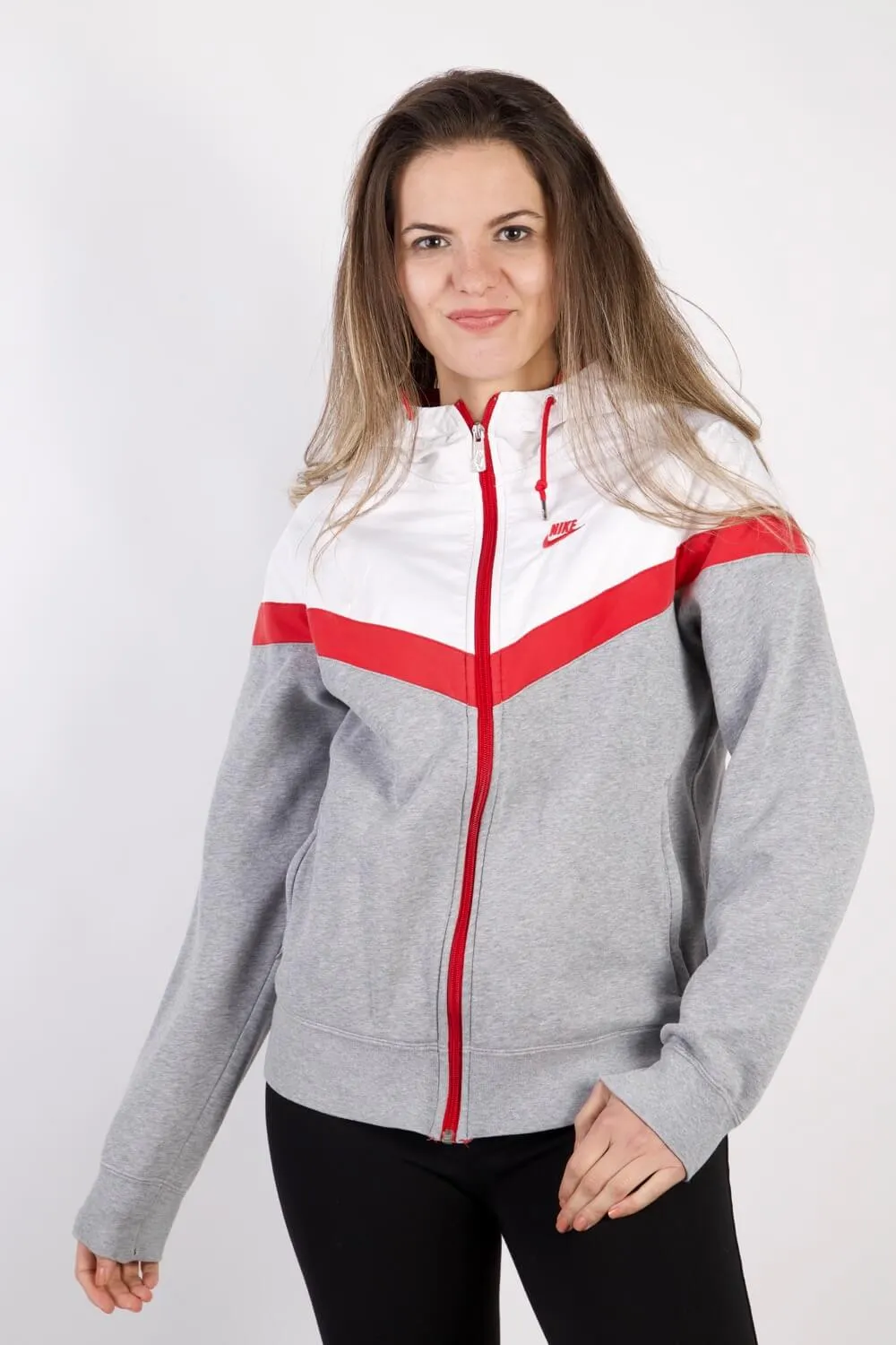 Nike Track Top Hoodie Grey M - Pepper Tree London