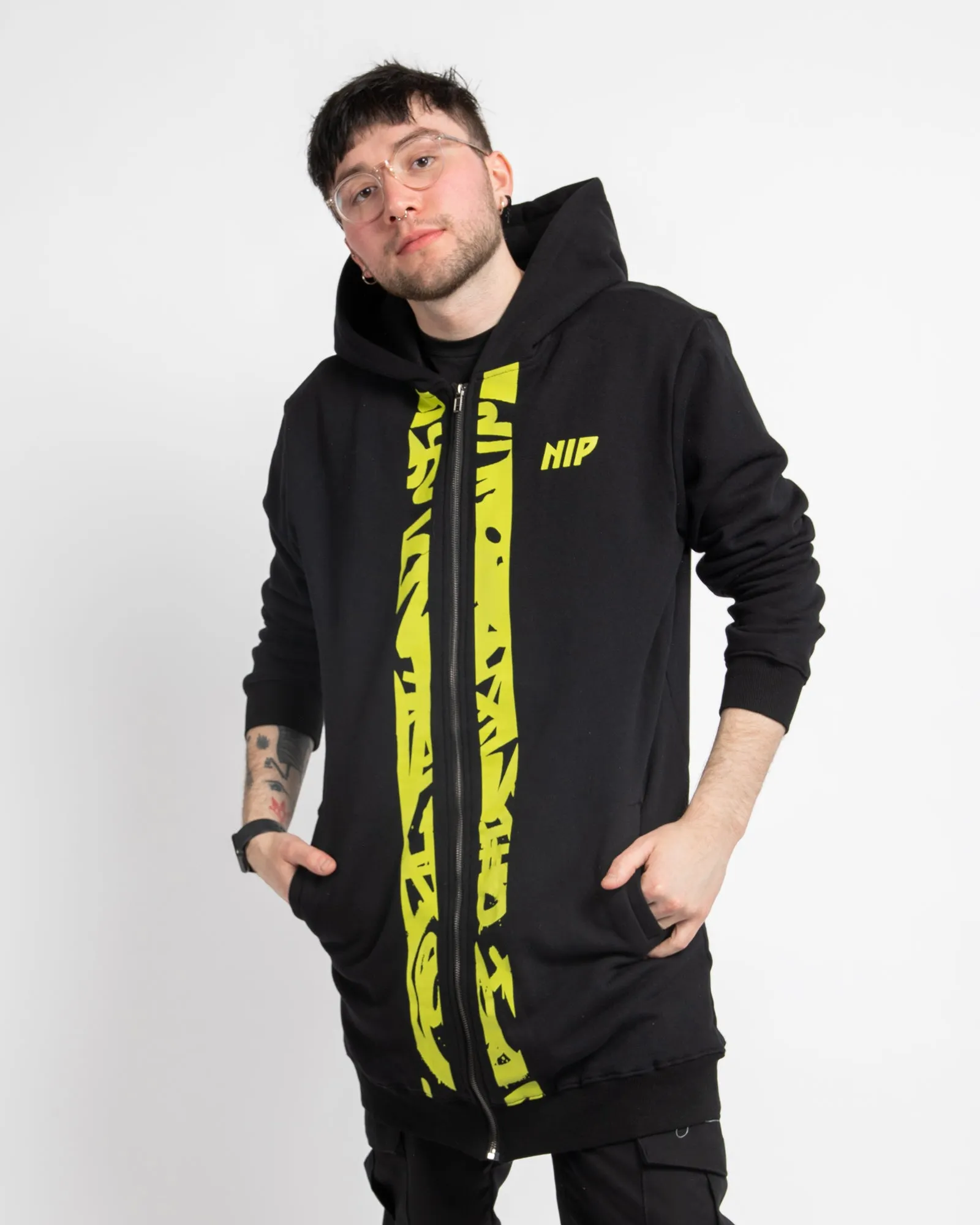 Ninjutsu Collection - Long Hoodie Black