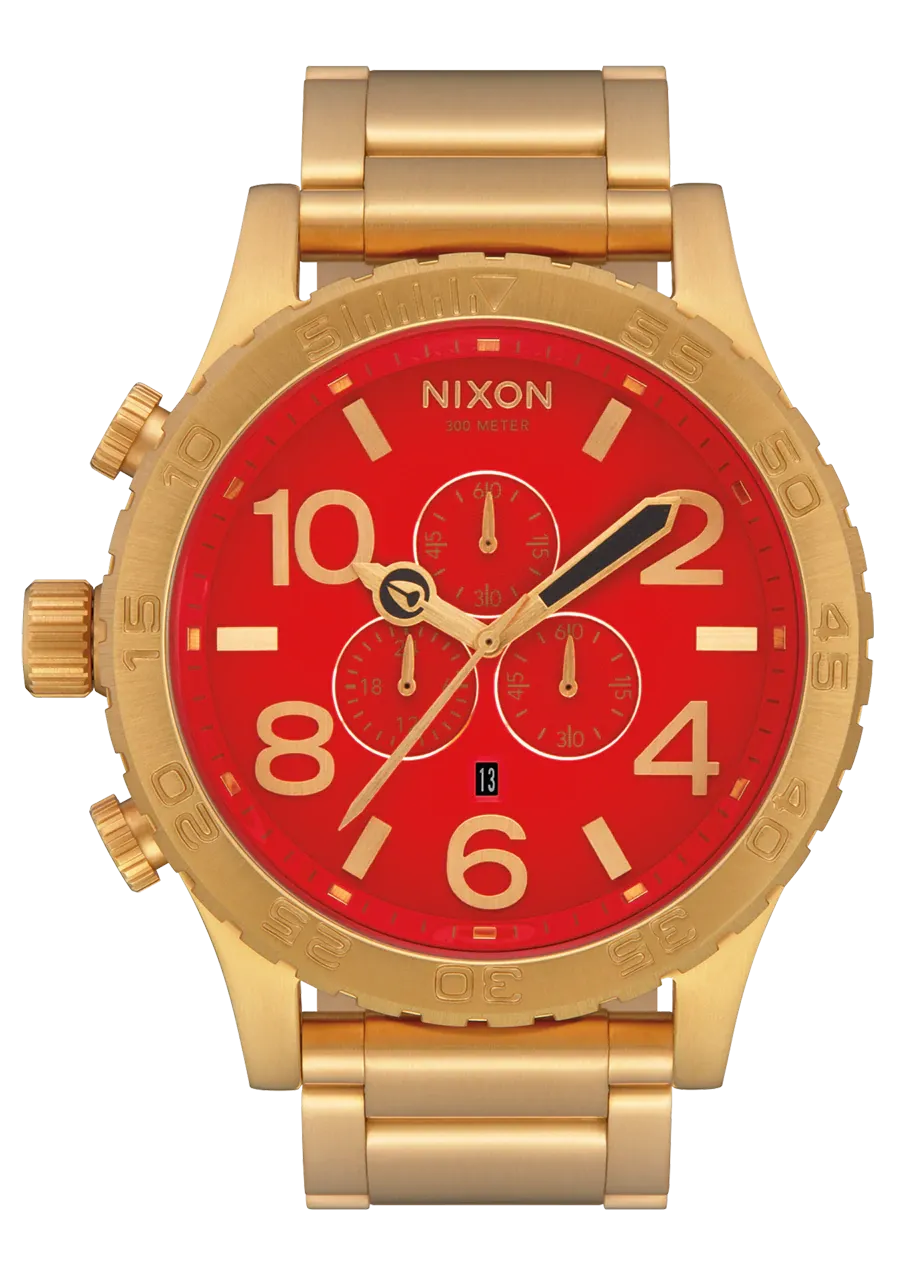 Nixon - 51-30 Chrono Gold/Red