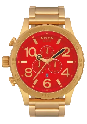 Nixon - 51-30 Chrono Gold/Red