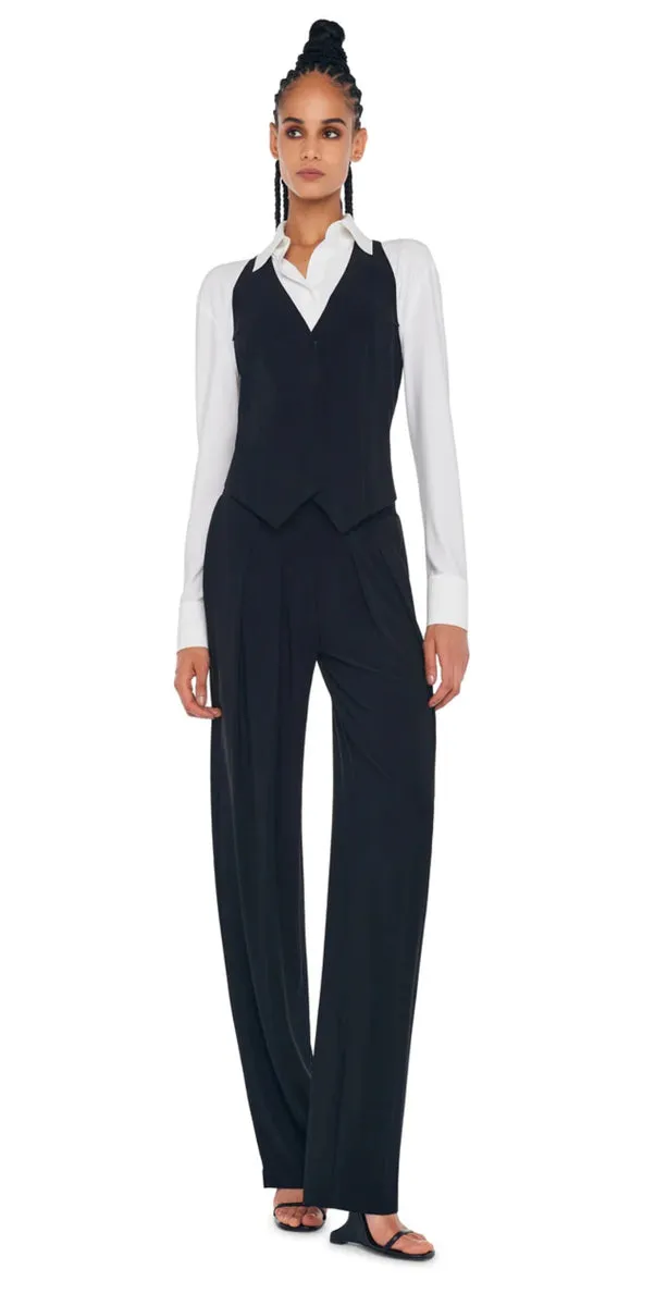 Norma Kamali Simple Vest in Black