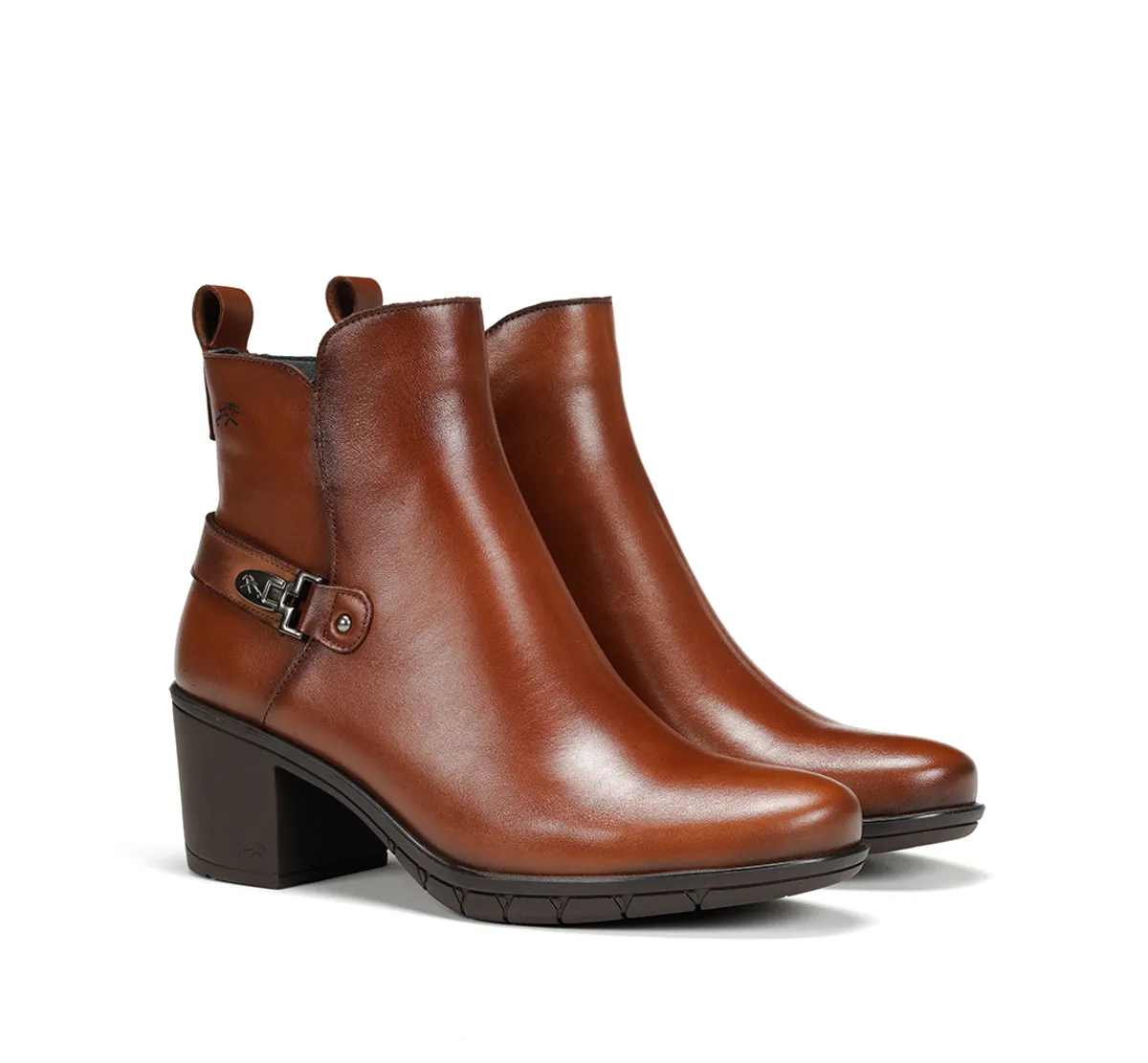 NYDIA F1798 Brown Ankle Boot
