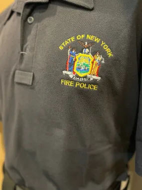 NYS Fire Police Polo - Navy