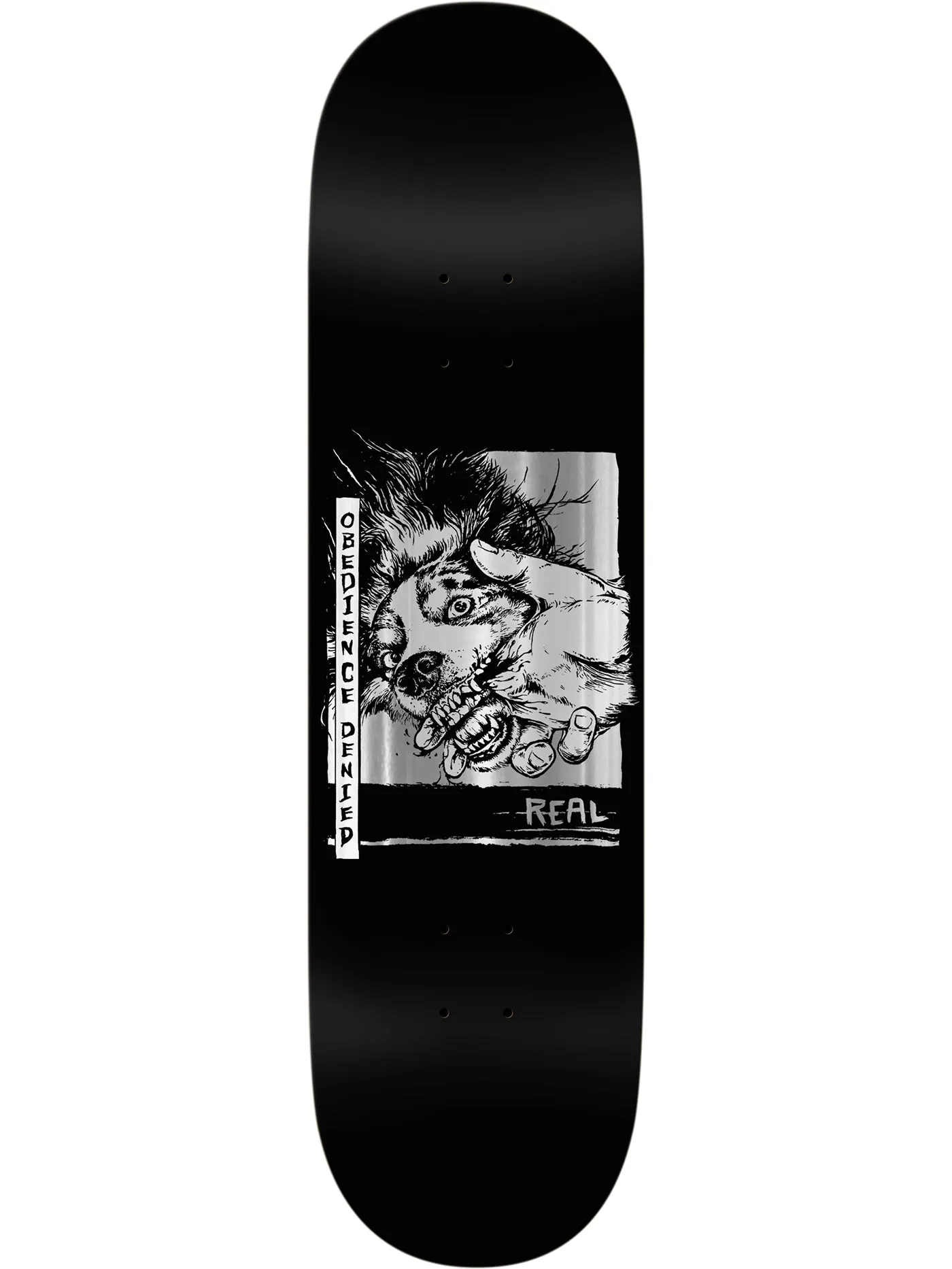 Obedience Denied Black 8.25 Skateboard Deck