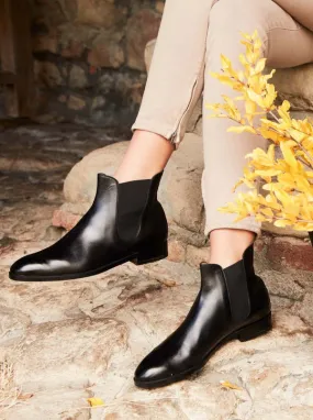 ODP Classic Chelsea Boot - Black Leather