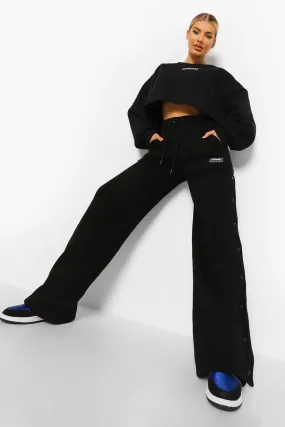 Official Wide  Leg Popper Joggers