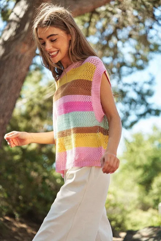 Oh So Sweet Crochet Vest