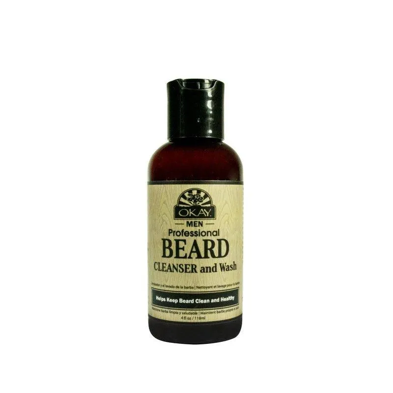 Okay-Men-Professional-Beard-Cleanser-Wash-4Oz
