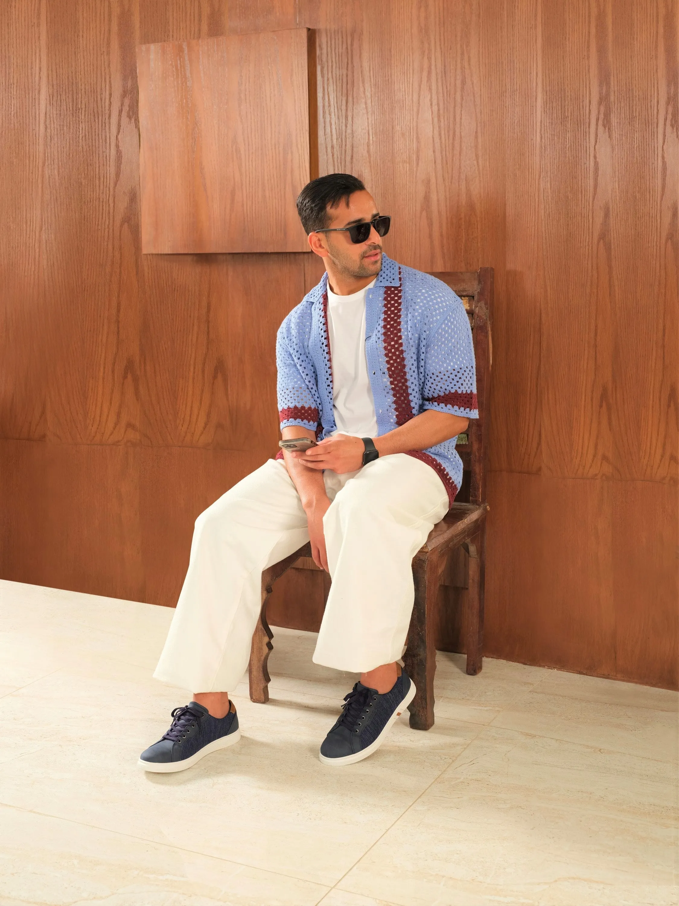 OMARIO SNEAKERS - NAVY