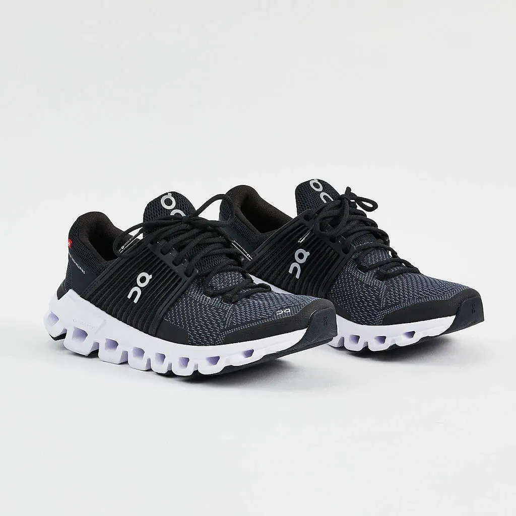 ON CLOUD CLOUDSWIFT SNEAKERS BLACK/ROCK