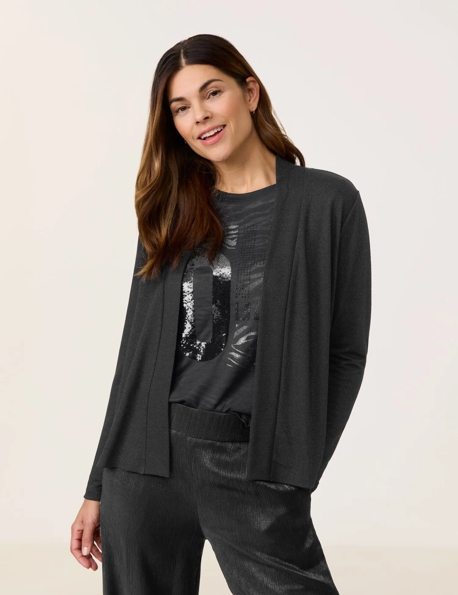 Open cardigan