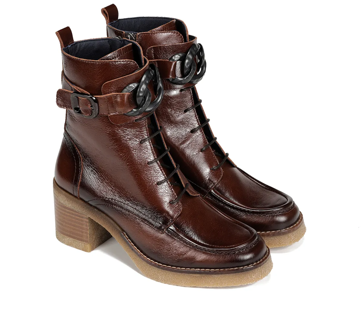 OPRAH D9188 Brown Ankle Boot