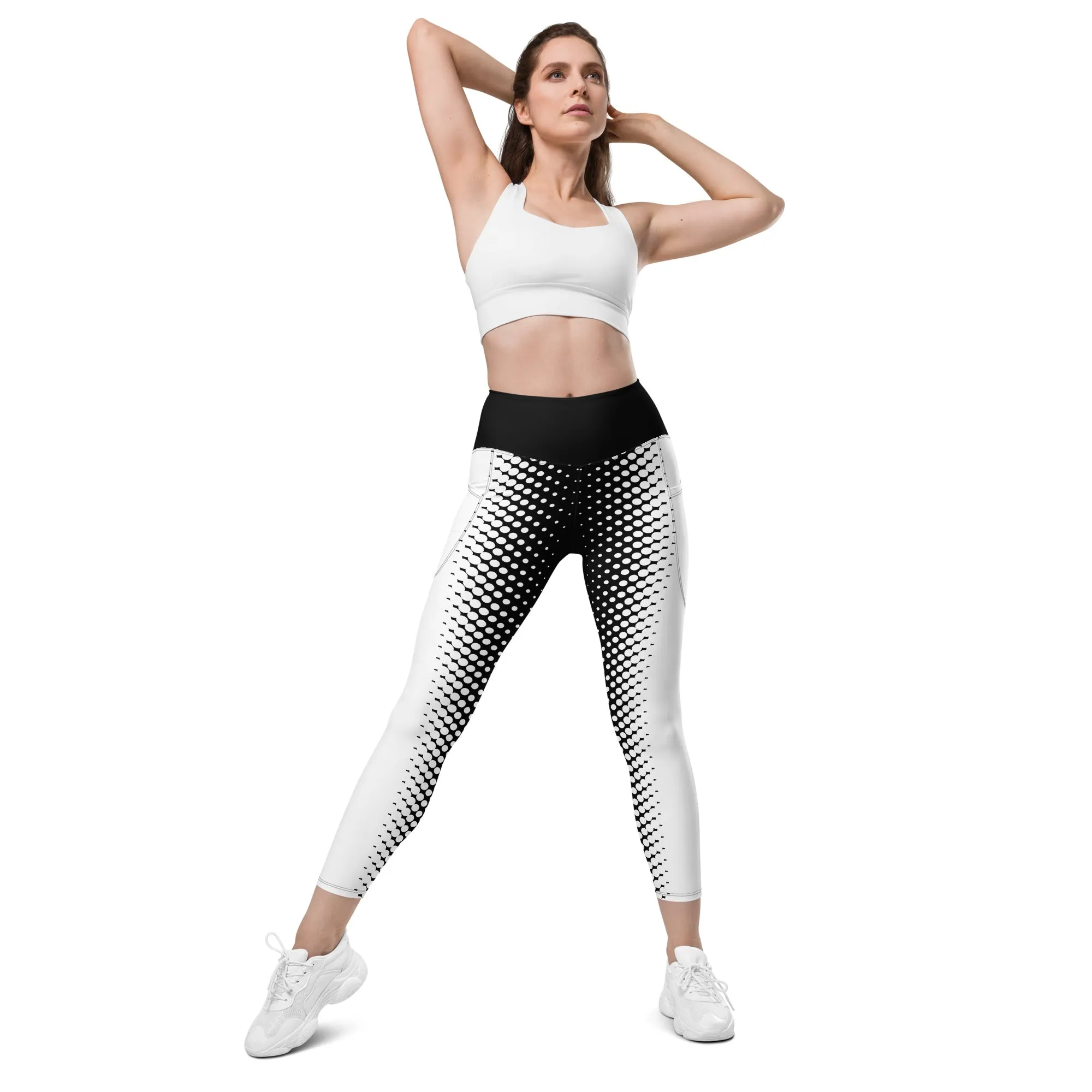 Optical Illusion Leggings With Pockets
