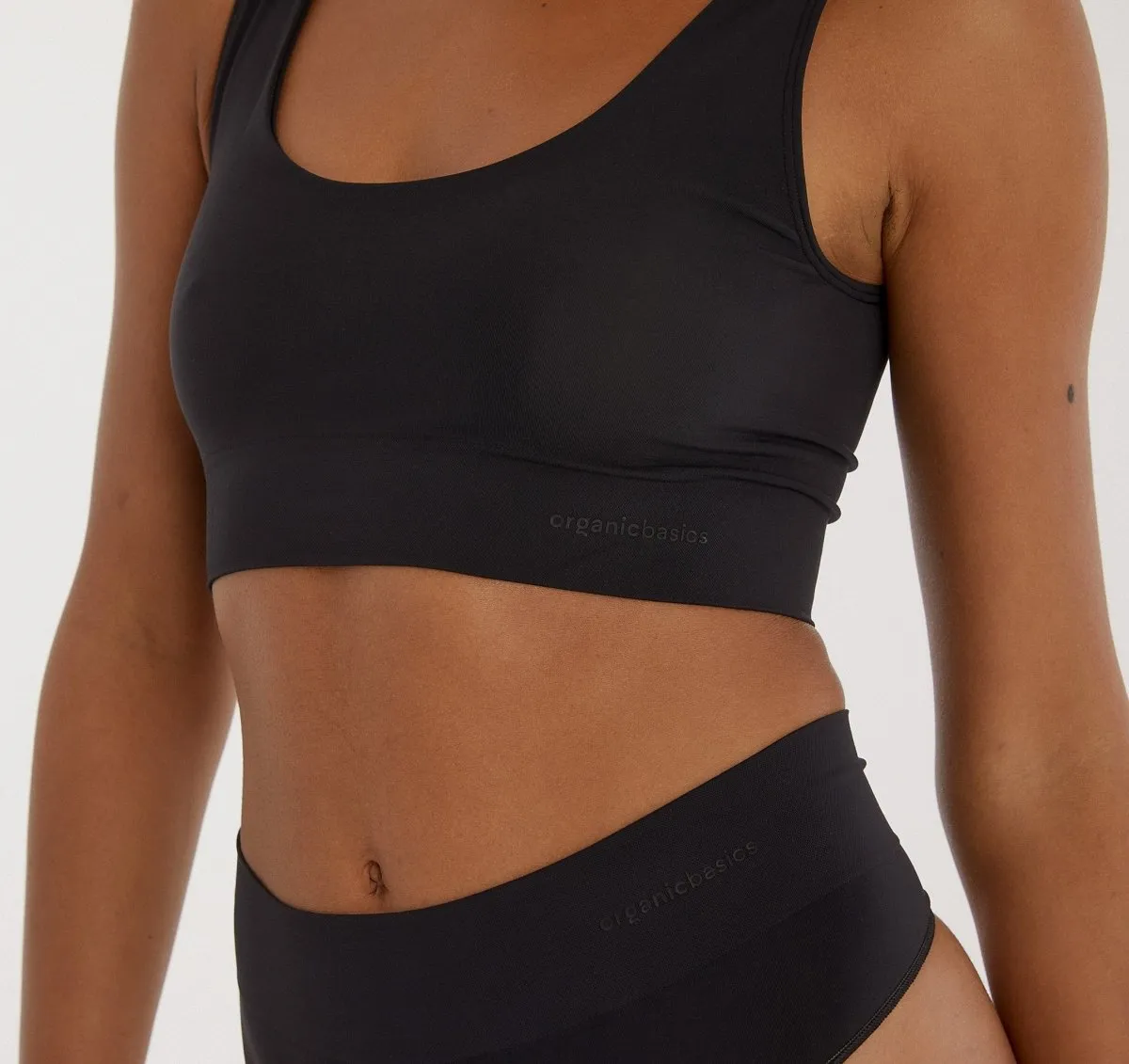 Organic Basics Smooth Bralette Black