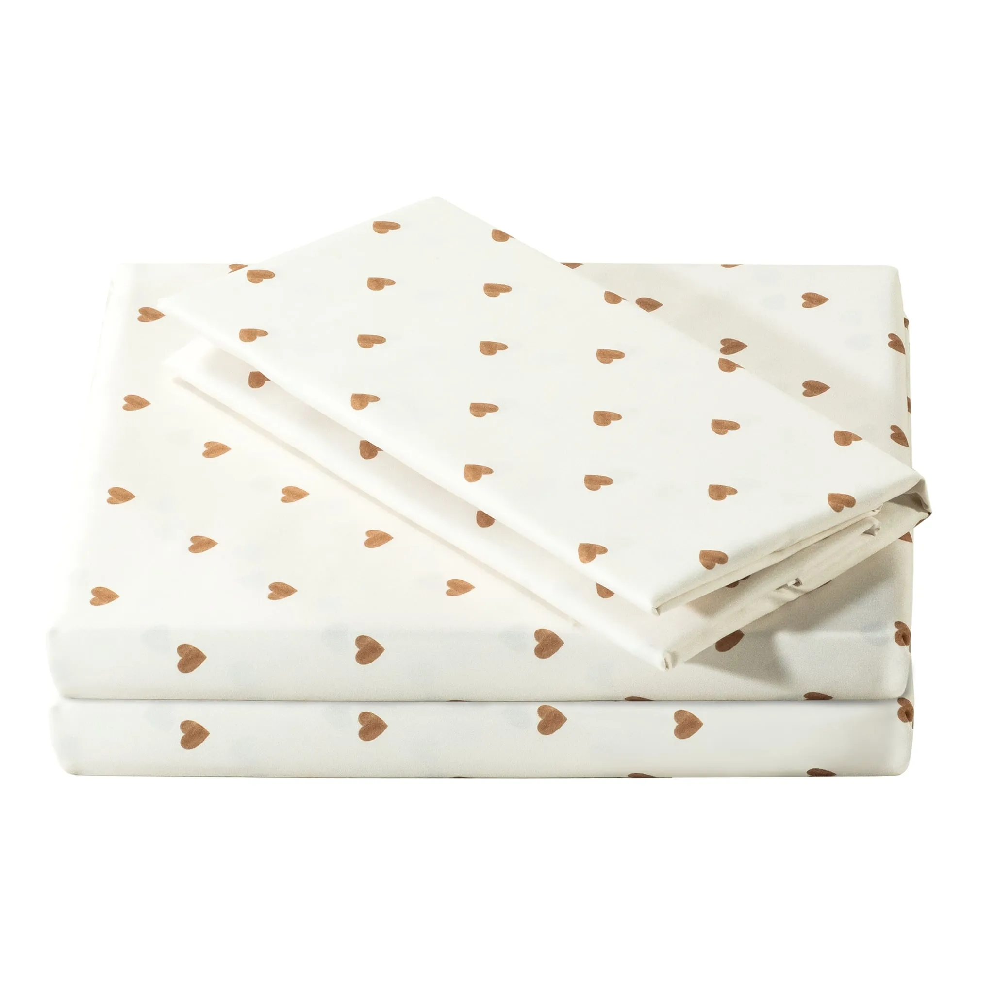 Origami Maison Double Sheet Set - Hearts  - Clement