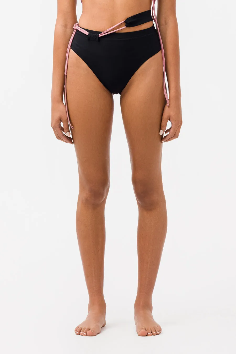 Ottolinger Laced Bikini Bottom in Black