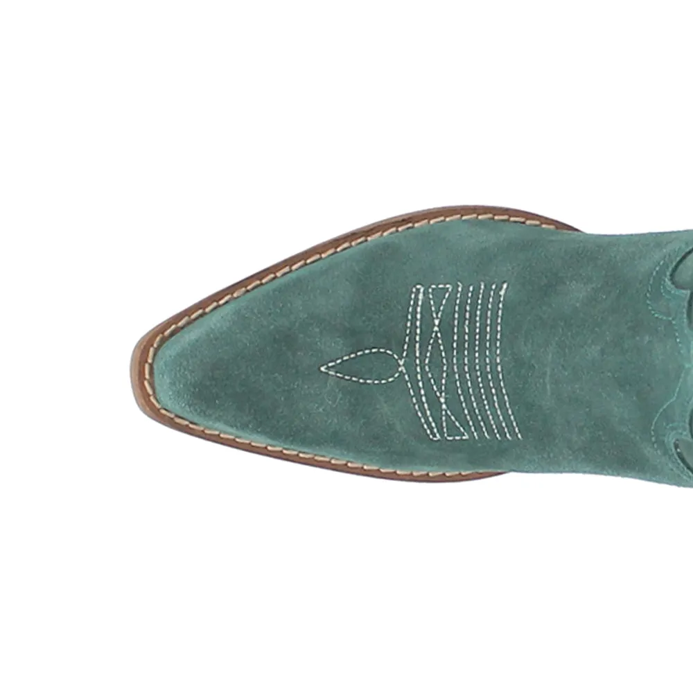 Out West Embroidered Snip Toe Cowboy Boots