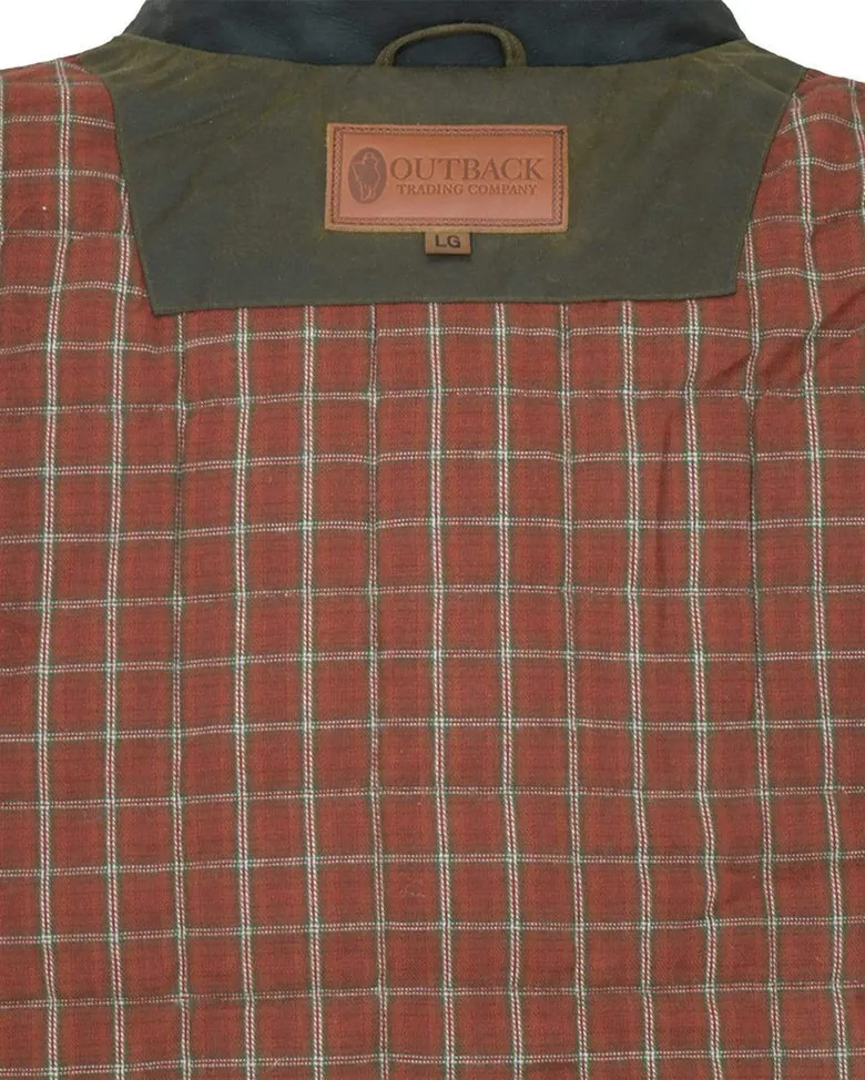 Outback Trading Men's Overland Oilskin Vest