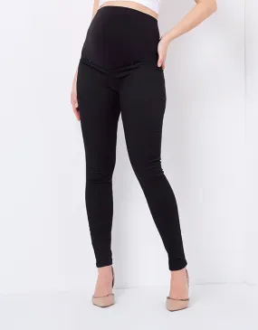 Over Bump Black Skinny Maternity Jeans