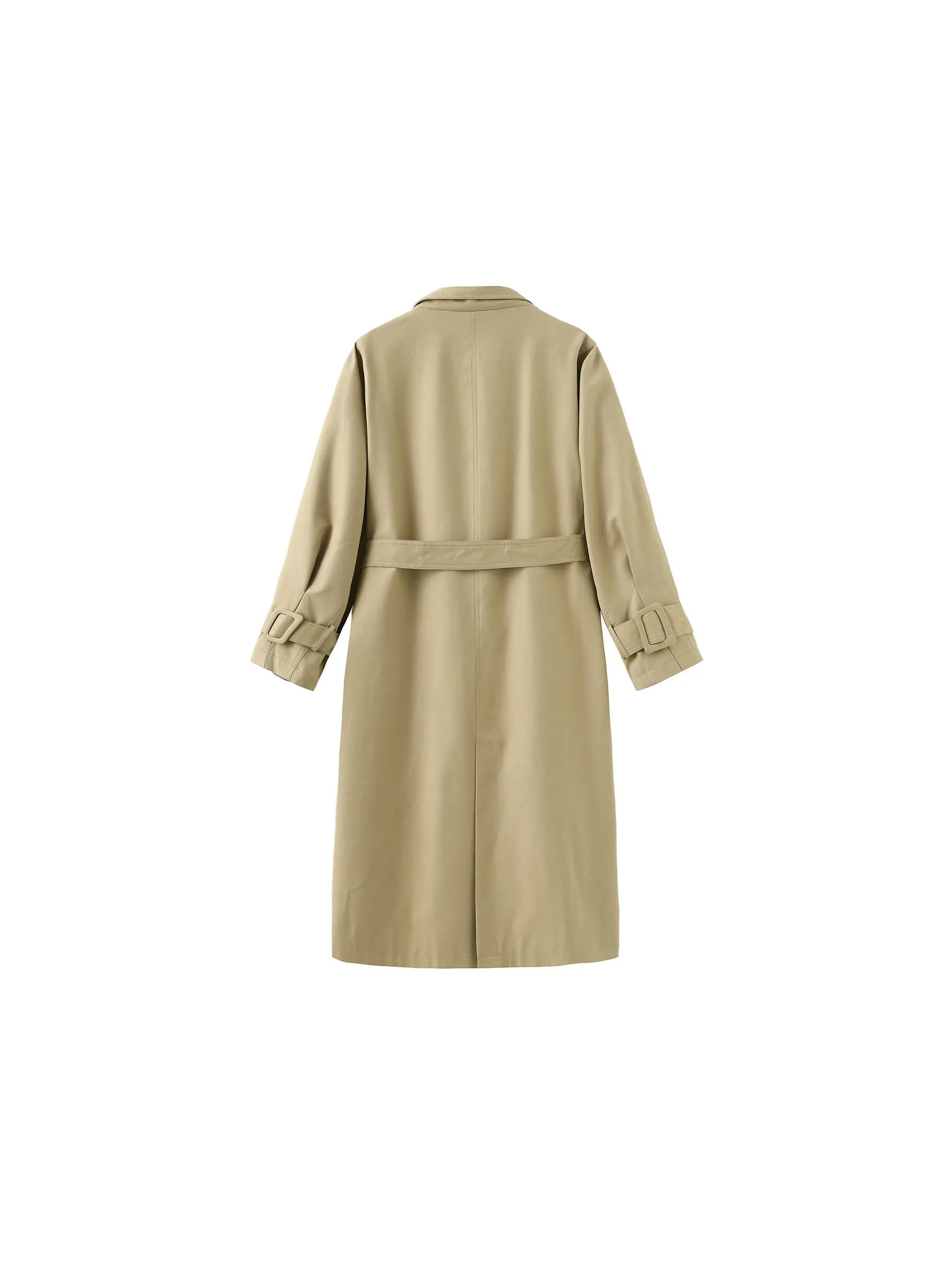 Overlay Mid-Length Trench Coat