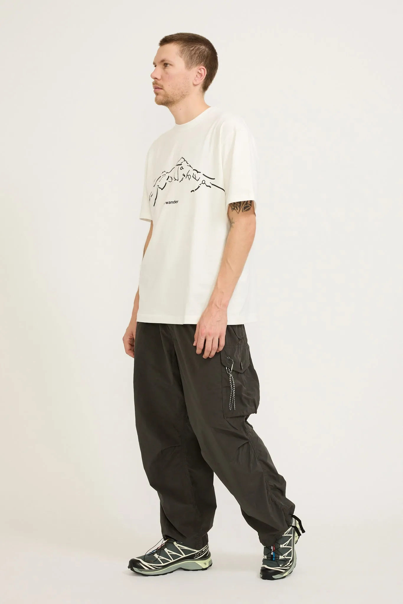 Oversized Cargo Pants Charcoal