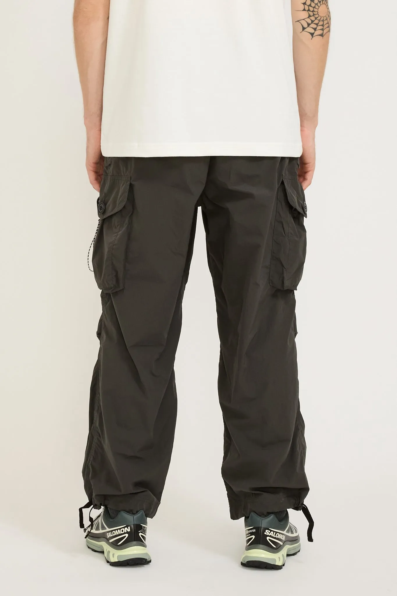 Oversized Cargo Pants Charcoal