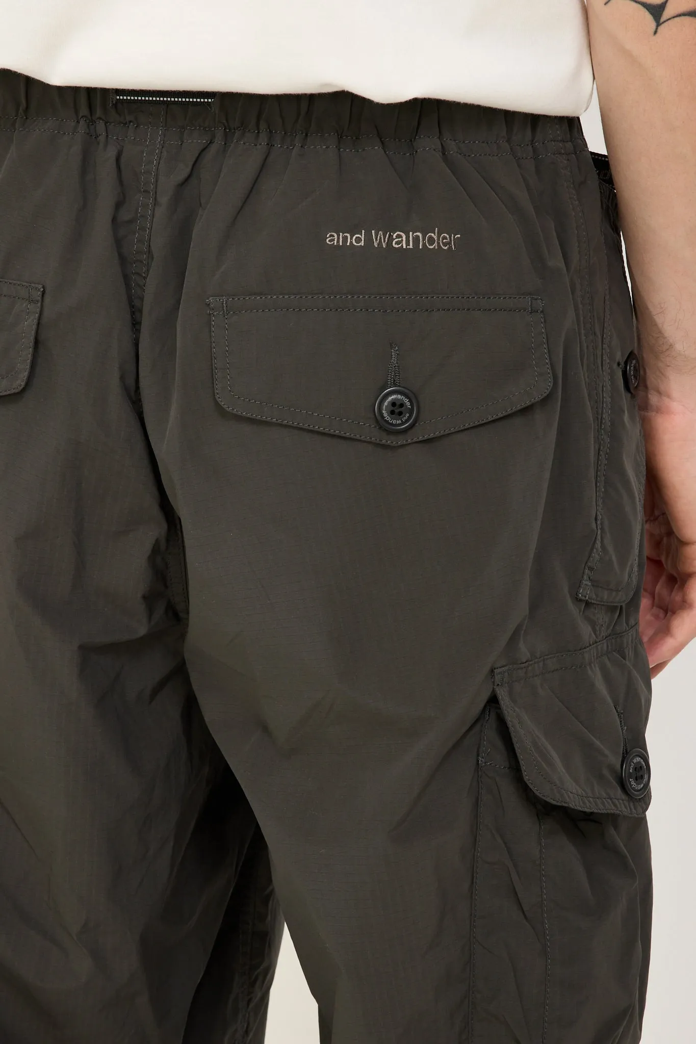 Oversized Cargo Pants Charcoal