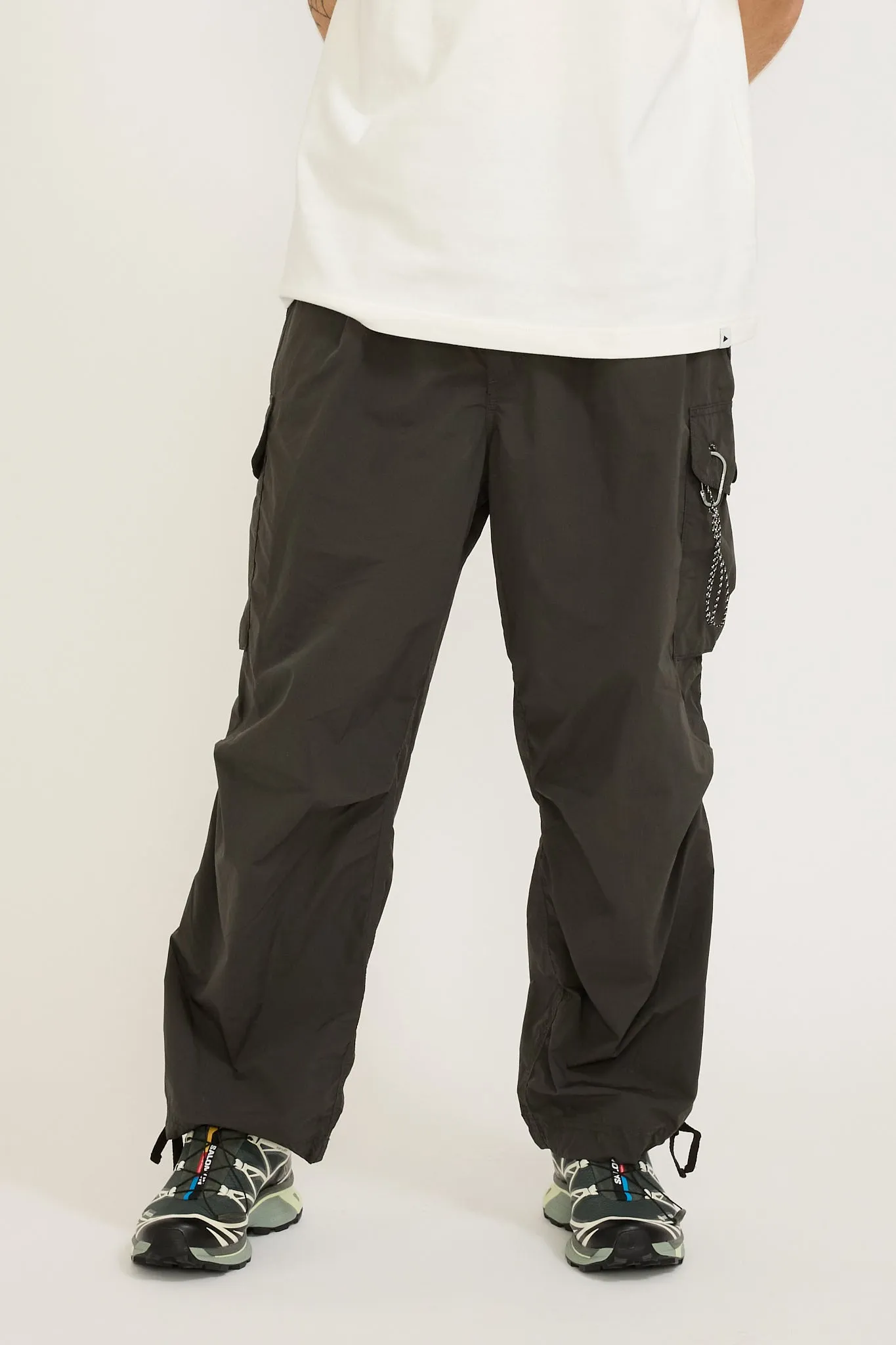 Oversized Cargo Pants Charcoal