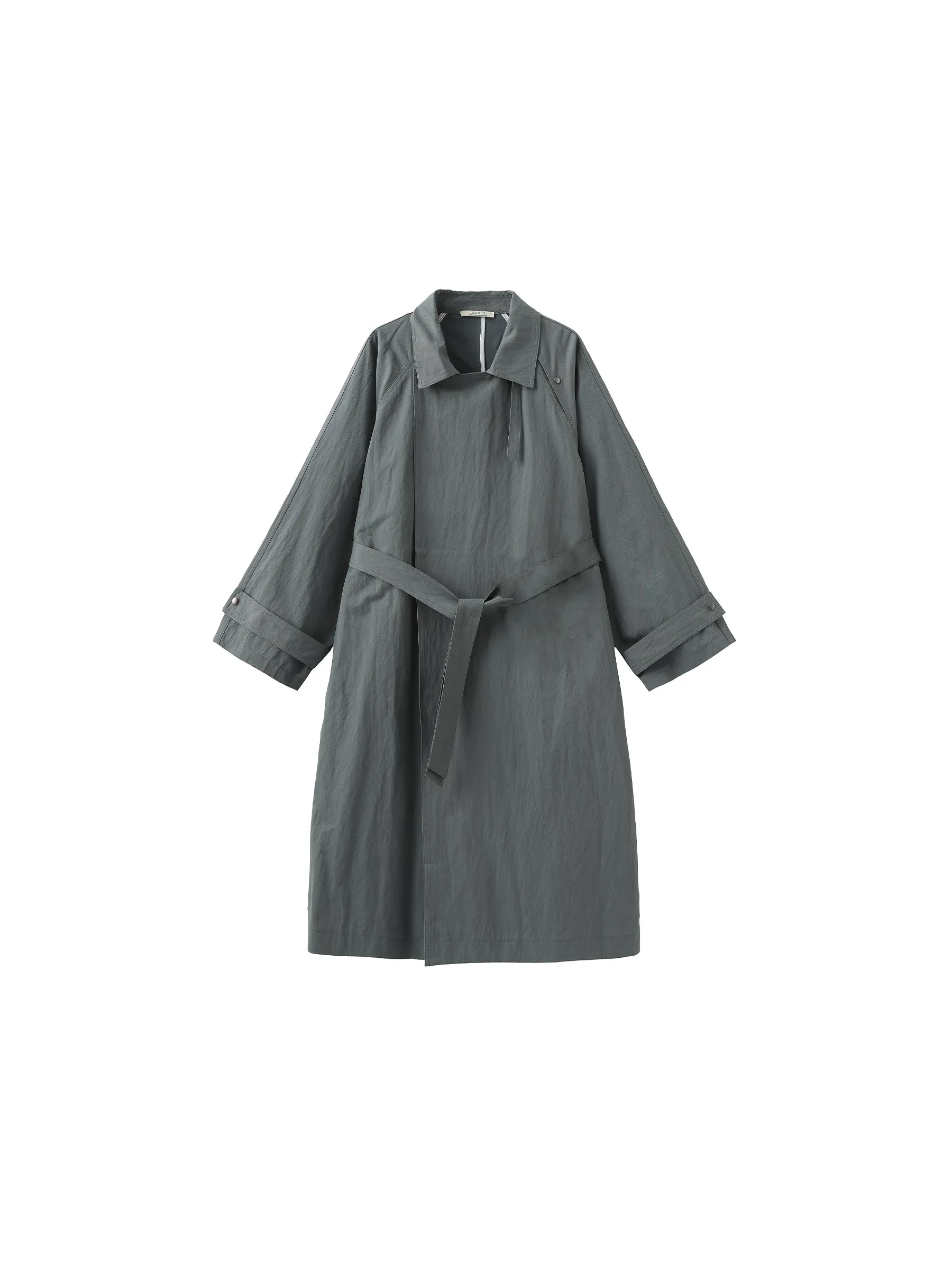 Oversized Large Lapel Long Trench Coat