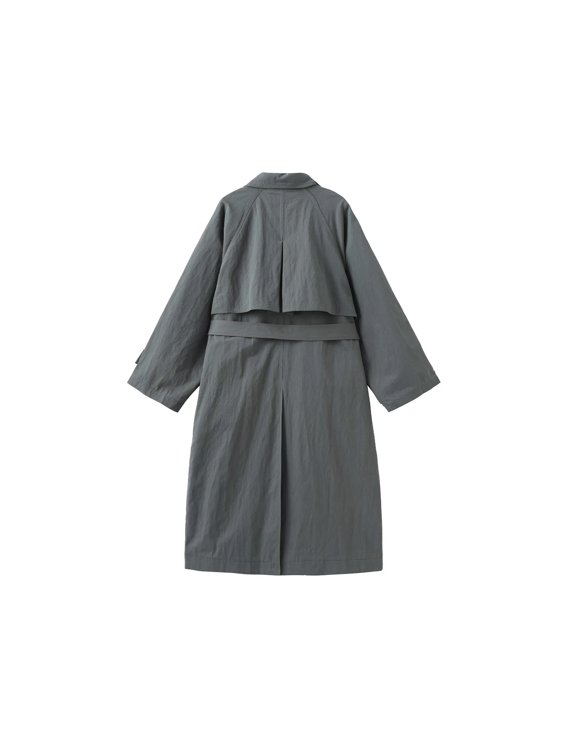 Oversized Large Lapel Long Trench Coat