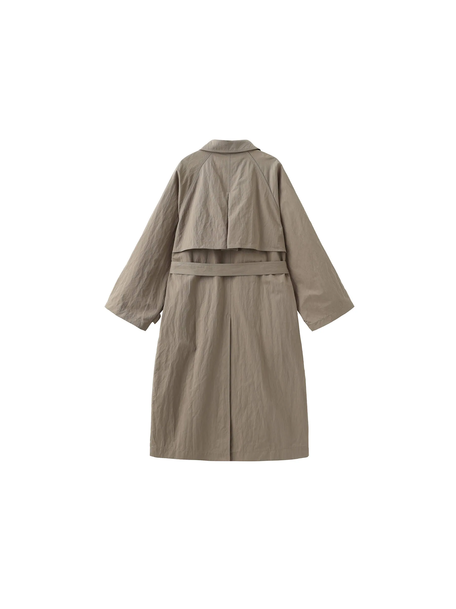 Oversized Large Lapel Long Trench Coat