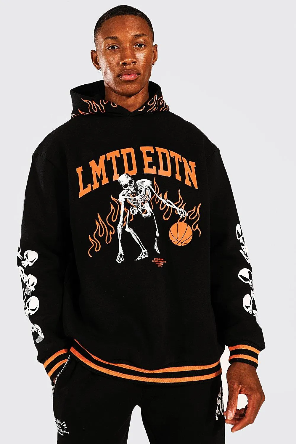 Oversized Limited Edition Skull Hoodie