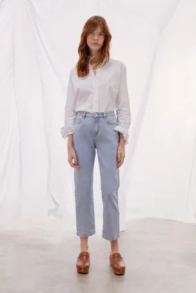 PabloAGATHE HIGH-WAISTED STRAIGHT JEANS