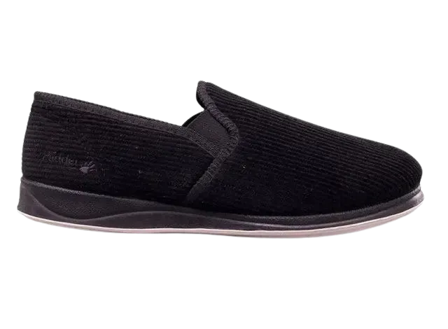 Padders Albert Slippers in Black