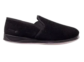 Padders Albert Slippers in Black