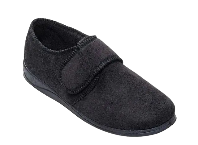 Padders Charles Slippers in Black