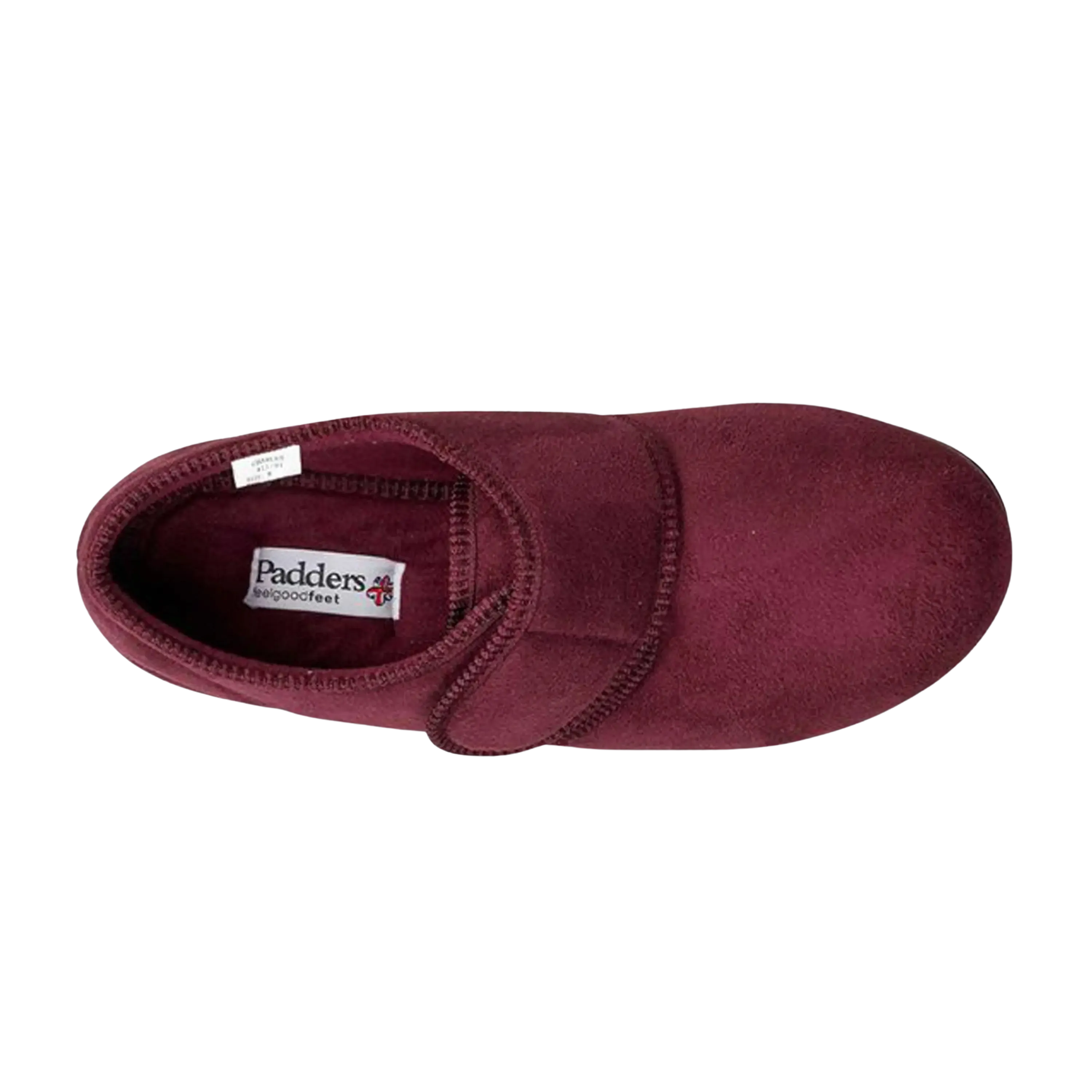 Padders Charles Slippers in Burgundy