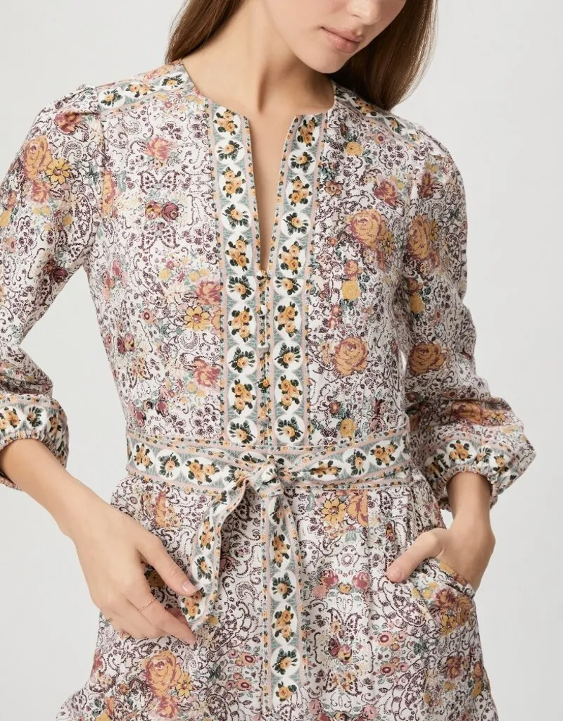 Paige Puglia Romper - Blanc Multi