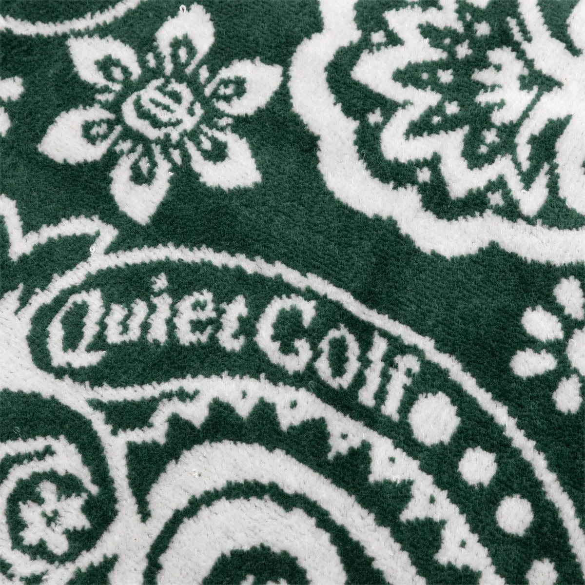 PAISLEY GOLF TOWEL Forest Green | Bodega