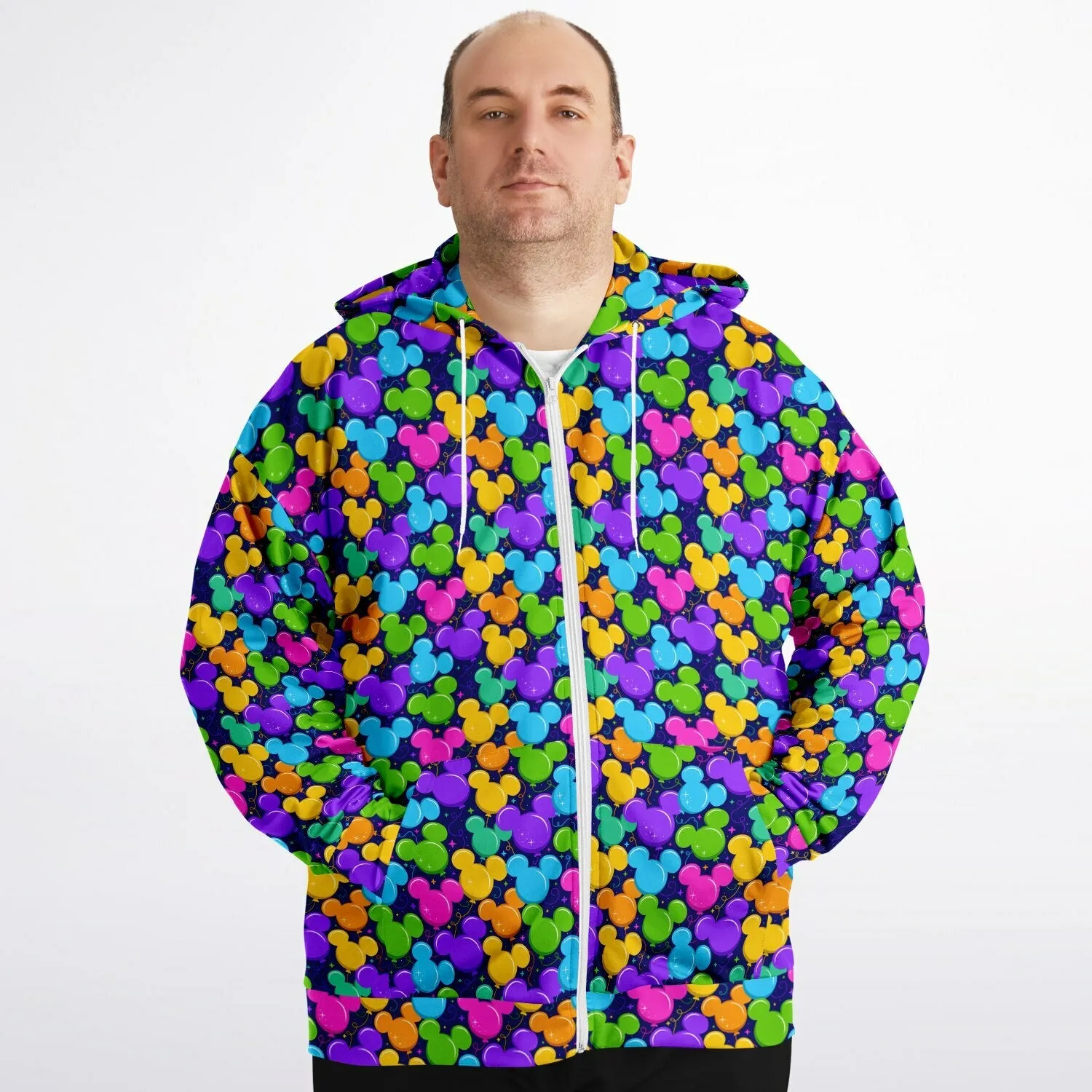 Park Balloons Plus-size Unisex Zip Hoodie
