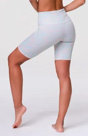 Pastel Zebra Biker Short